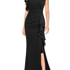 Elegant Black Evening Gown
